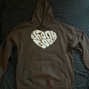 Brown “Thank God” hoodie